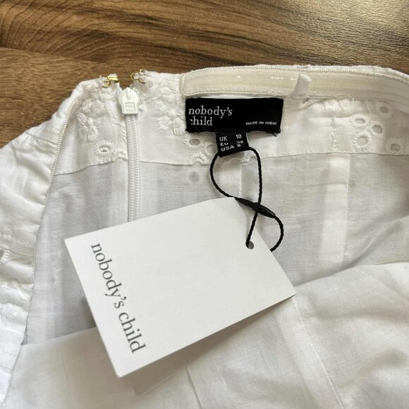 Nobody's Child Newbury White Broderie Anglaise Midi Dress | NWT | Removable Stra - Picture 6 of 8
